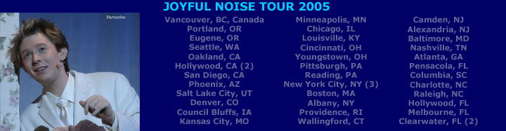 Joyful Noise Tour (Christmas) 2005